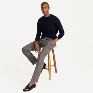 J. Crew Bowery Slim Stretch Dress Pants in Grey